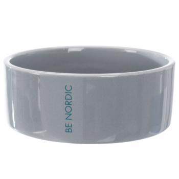 Preview: Trixie BE NORDIC Keramiknapf - grau 1,4 l/ø 20 cm